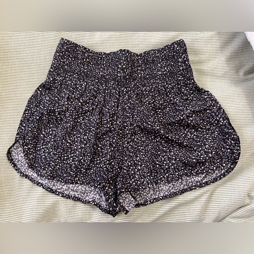 Free People Movement Animal Print Shorts